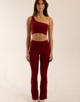 Camden Legging - Cherry Red