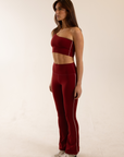 Camden Legging - Cherry Red
