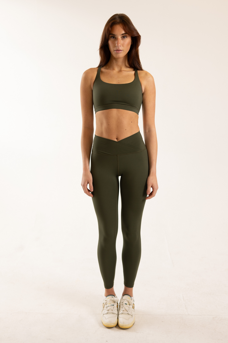 Maple Legging - Olive Green