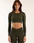 Sierra Top - Olive Green