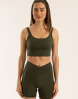 Beverly Tank - Olive Green