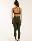 Maple Legging - Olive Green