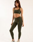 Maple Legging - Olive Green