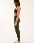 Maple Legging - Olive Green