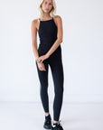 Shadow Jumpsuit - Black with Gardina